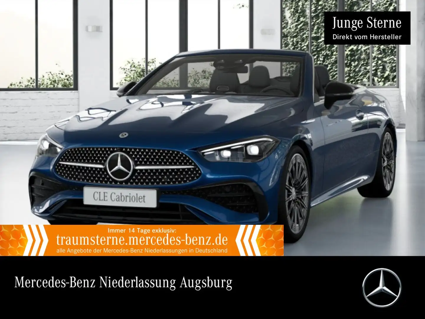 Mercedes-Benz CLE 220 d AMG+NIGHT+STHZG+BURMESTER+SITZKLIMA+9G Blau - 1