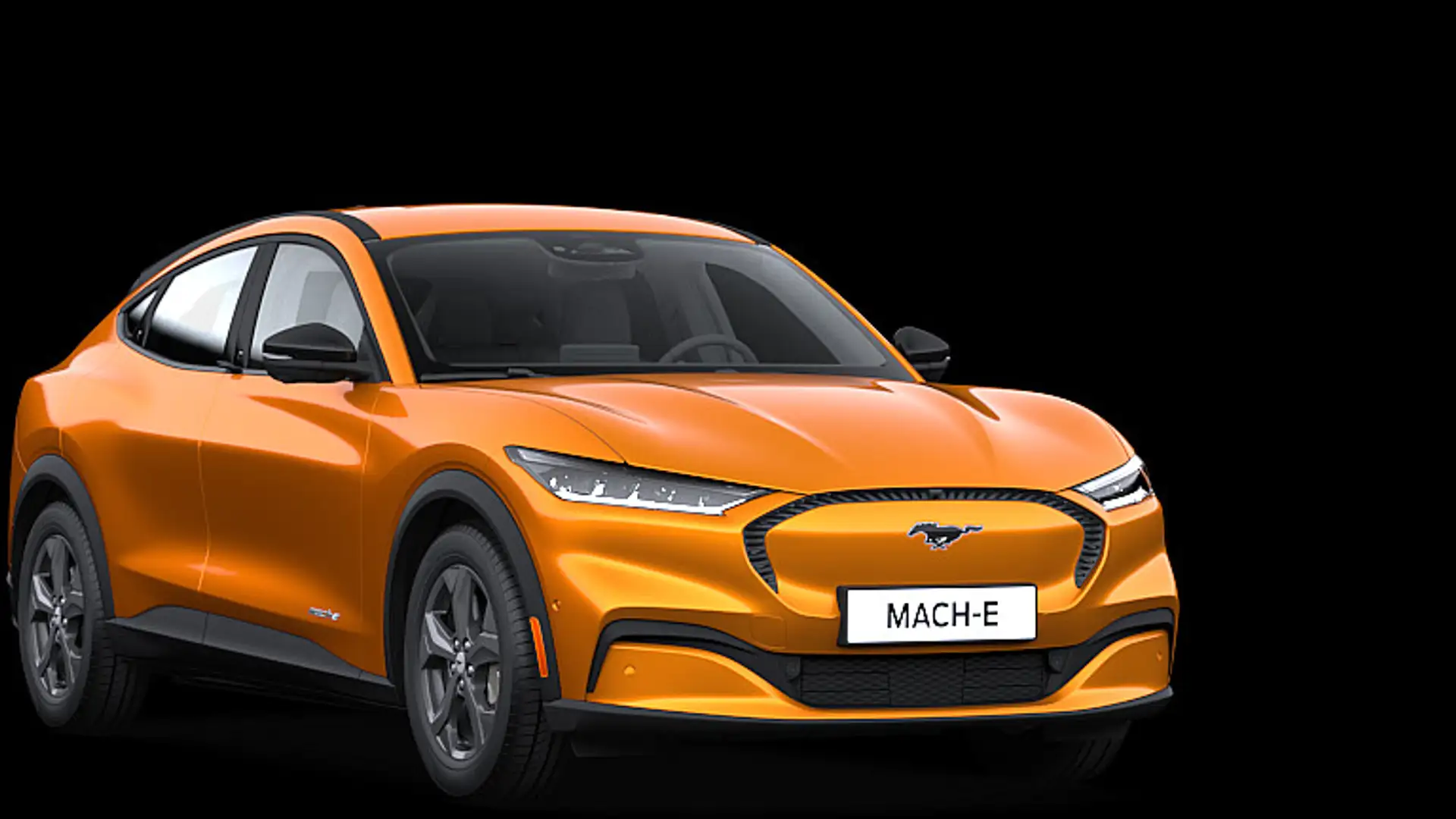 Ford Mustang Mach-E Elektro 72,6kWh Standard Range Orange - 1