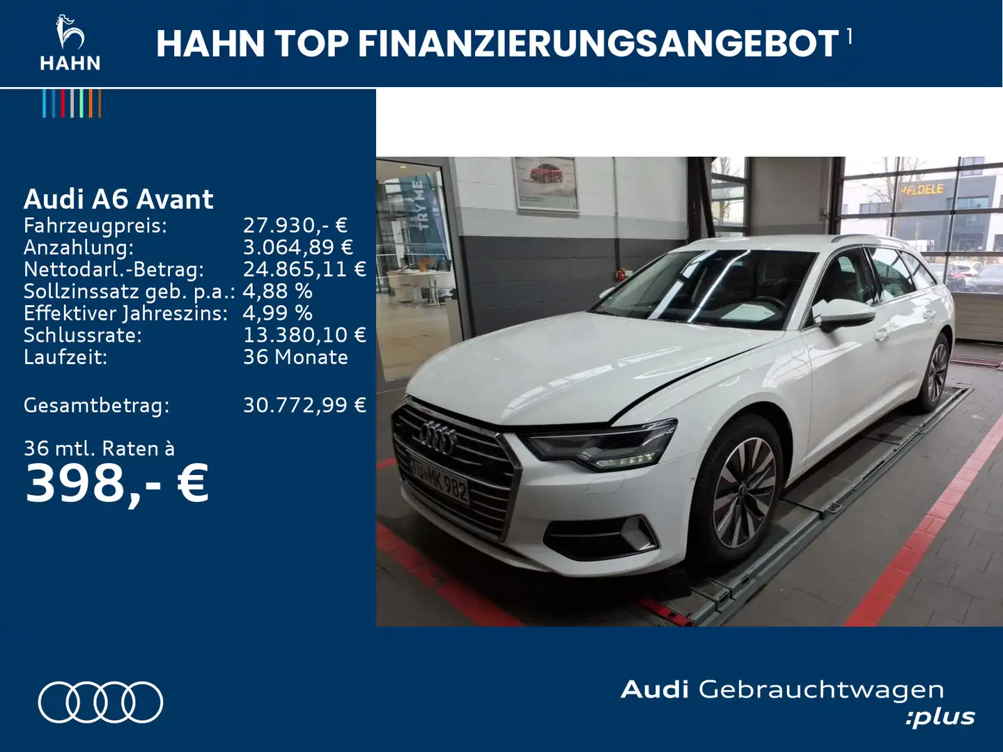 Audi A6 35 TDI Carplay ACC Sitzh LED Busin PDC Weiß - 2