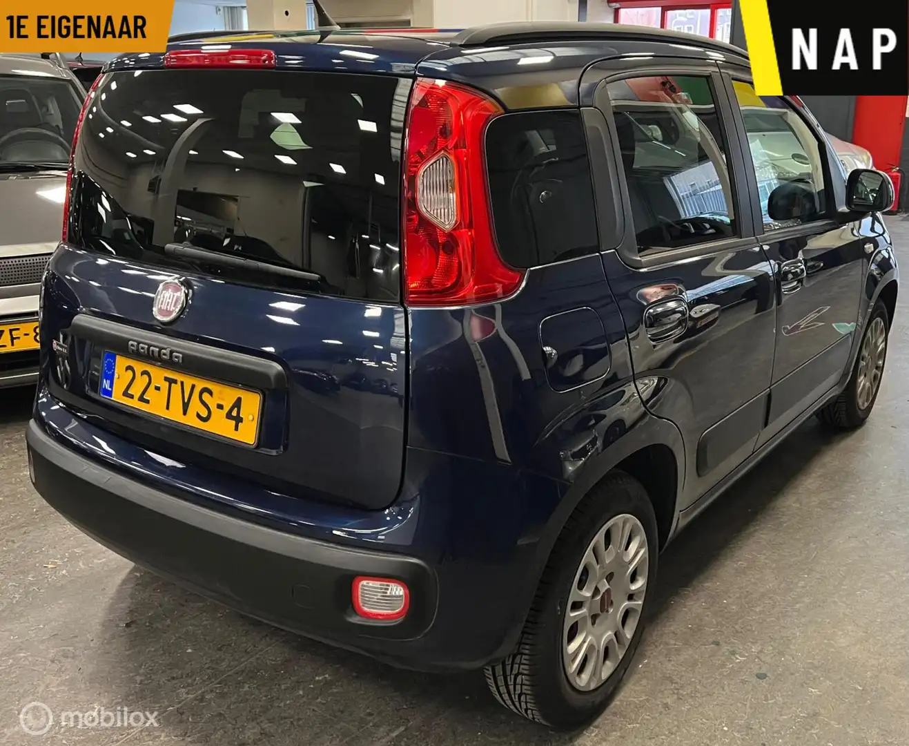 Fiat Panda 0.9 TwinAir Lounge NAP - 1e Eigenaar - Airco Bleu - 2