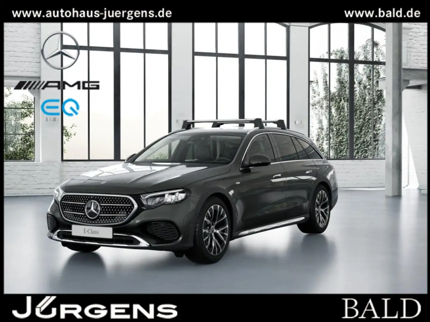 Mercedes-Benz E 300 de 4M T All-Terrain 360/Pano/AHK/Totw/Dist Gris - 1