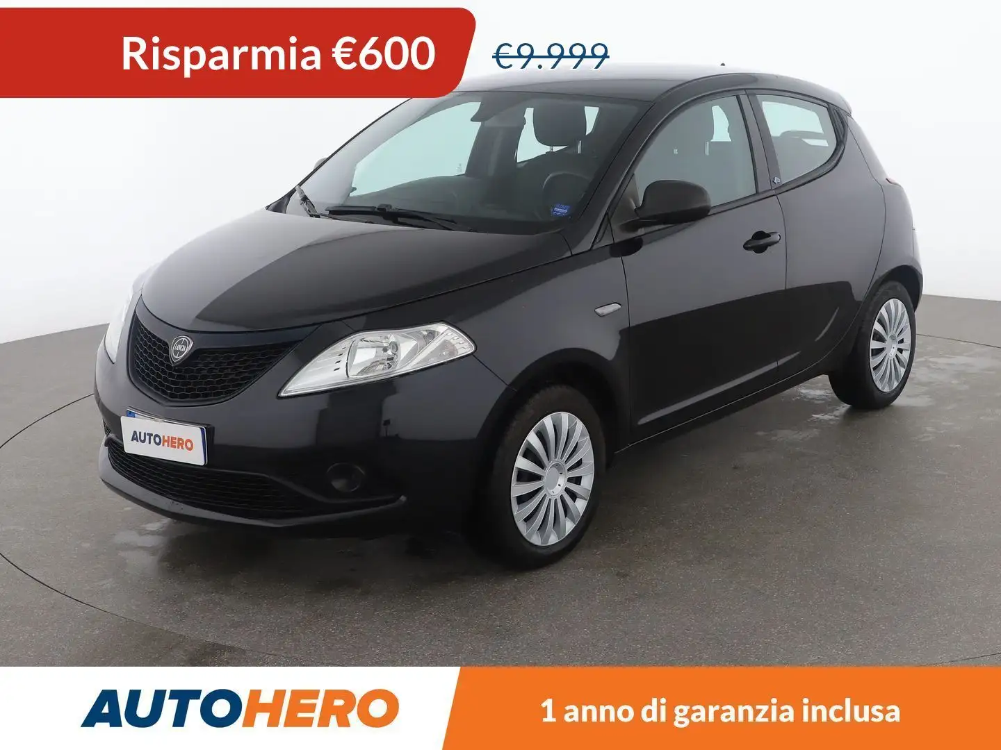 Lancia Ypsilon 1.2 Elefantino Blu 69 CV Nero - 1