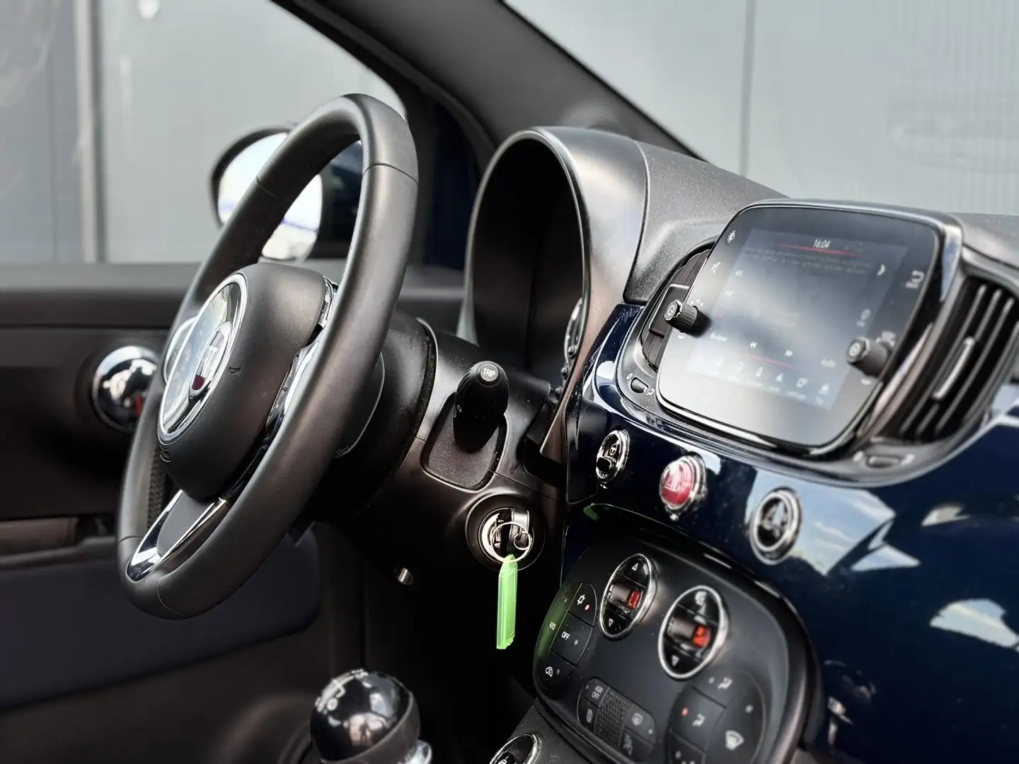 Fiat 500 1.0 Hybrid Club Automatische airco | Apple carplay Blu/Azzurro - 2