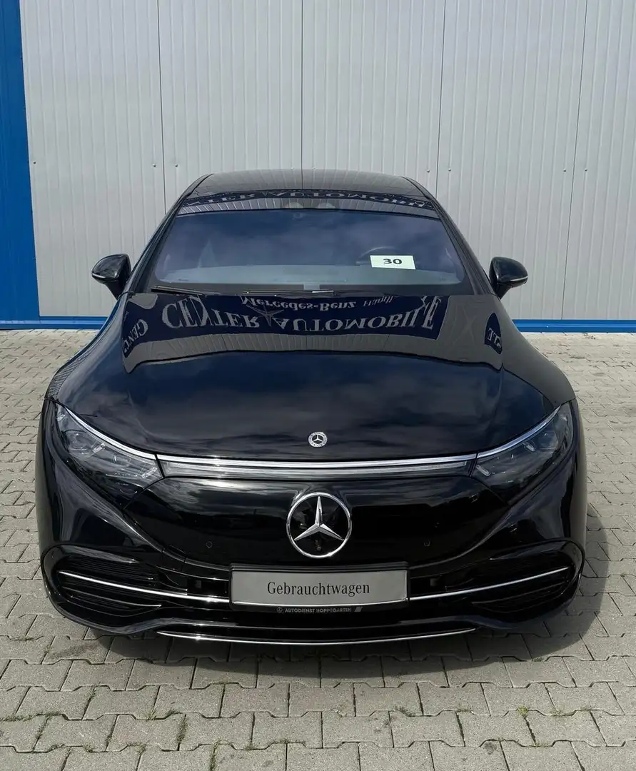 Mercedes-Benz EQS 450+ NAVI AIRMATIC LEDER  PANO 360° KEYLESS Чорний - 2