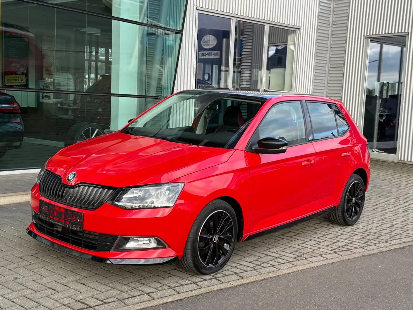 Skoda Fabia 1.2 TSI Monte Carlo PDC SHZ Klima Panorama Rouge - 1
