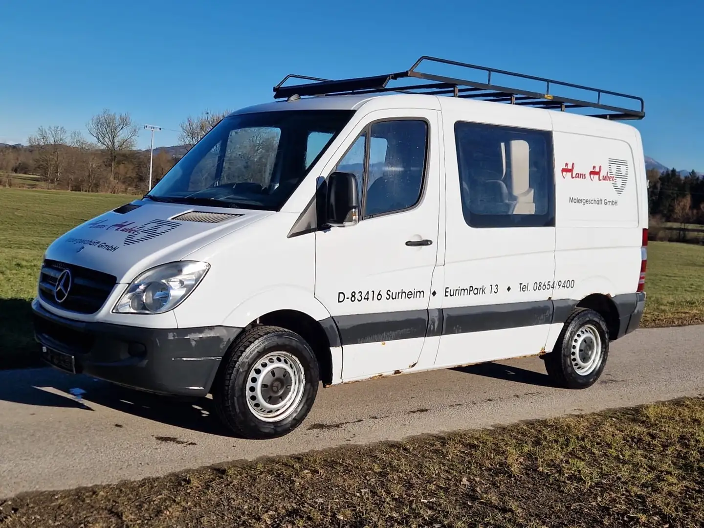 Mercedes-Benz Sprinter CDI 6-Sitze AHK Automatik Blanc - 2