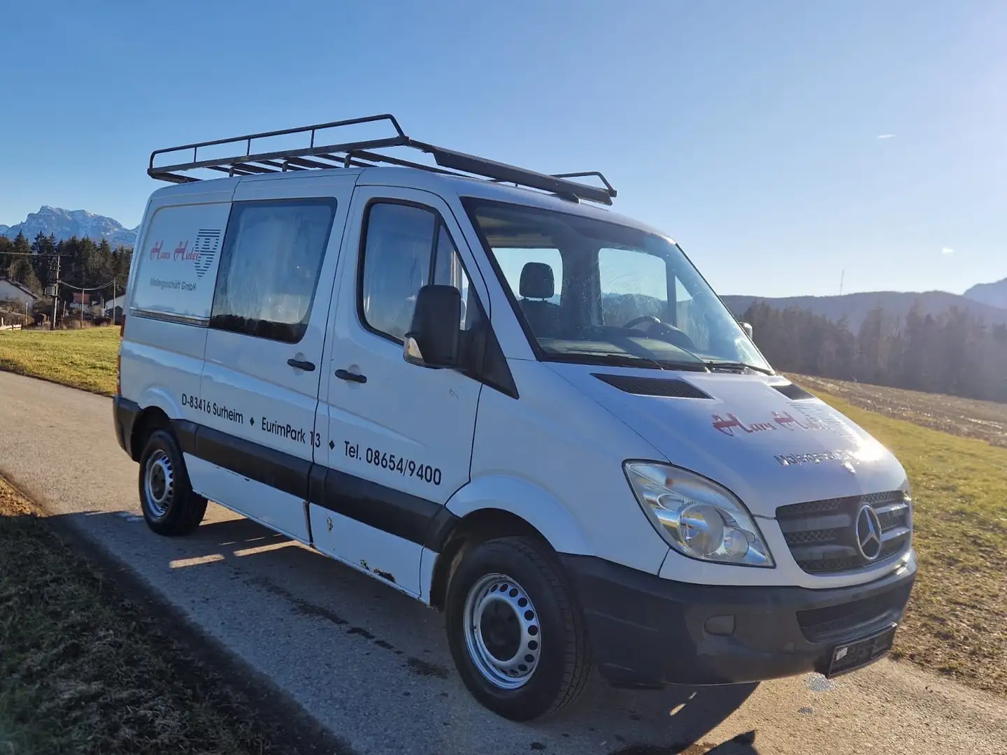 Mercedes-Benz Sprinter CDI 6-Sitze AHK Automatik Blanc - 1
