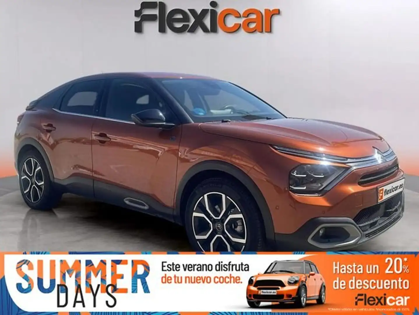 Citroen C4 %C3%AB-+el%C3%A9ctrico+100kW+Shine Naranja - 1