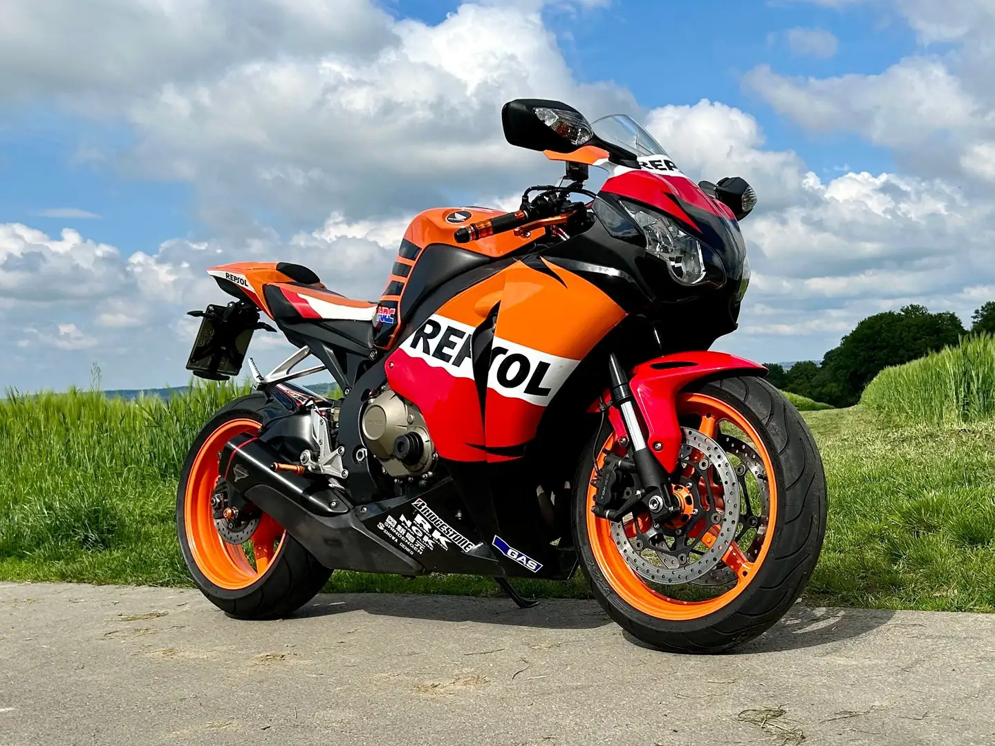 Honda CBR 1000 CBR1000RR SC59 Fireblade Pomarańczowy - 2