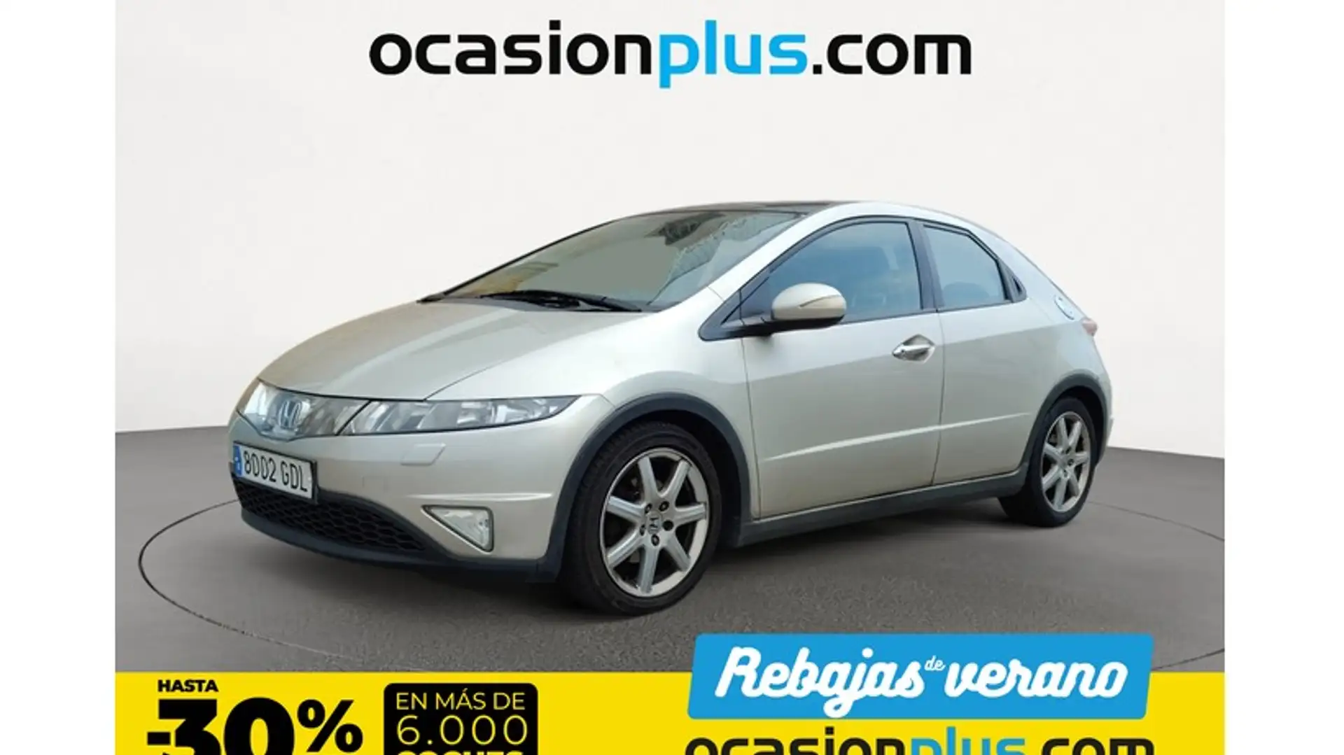 Honda Civic 2.2i-CTDI Executive Gris - 1