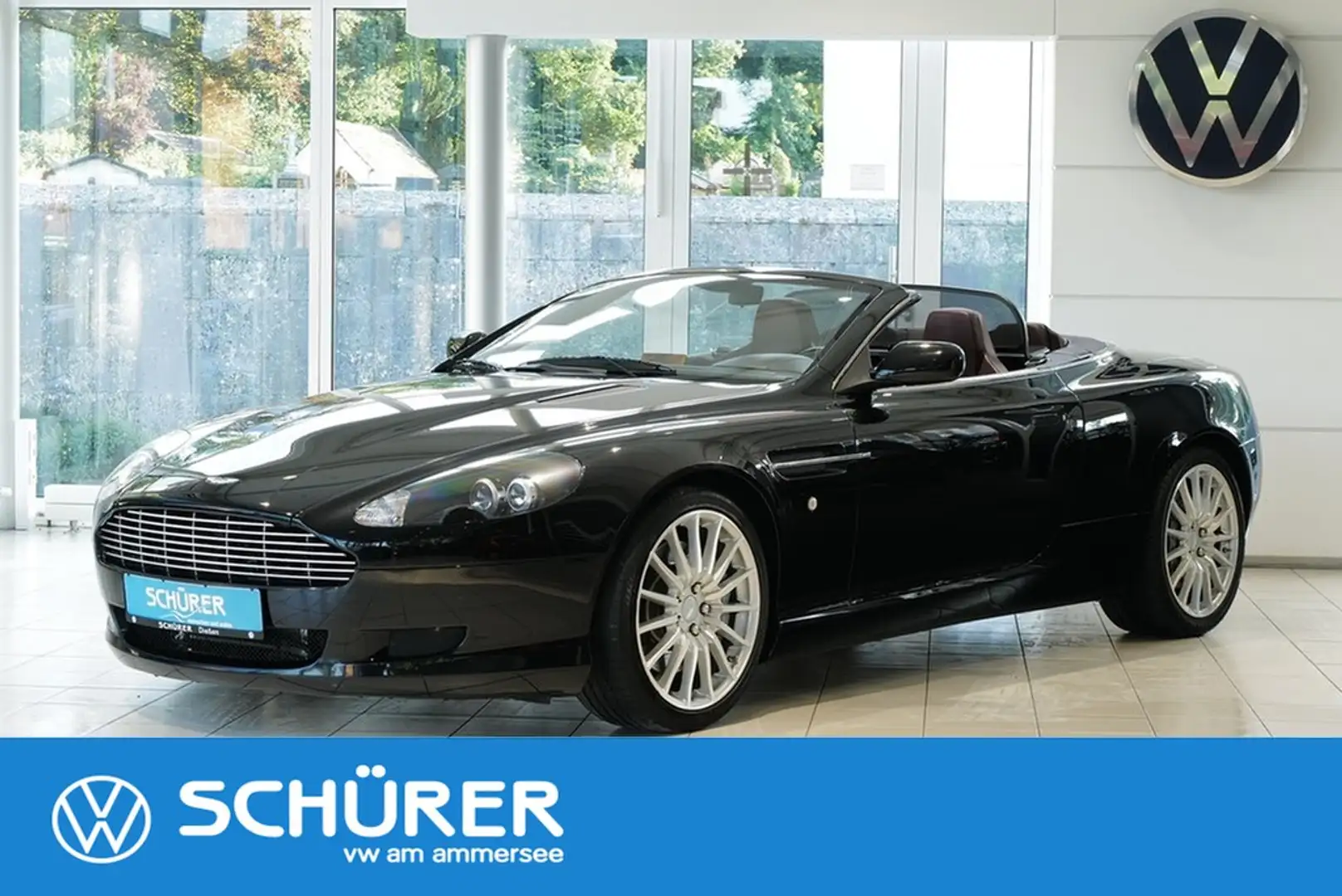 Aston Martin DB9 Volante Zwart - 1
