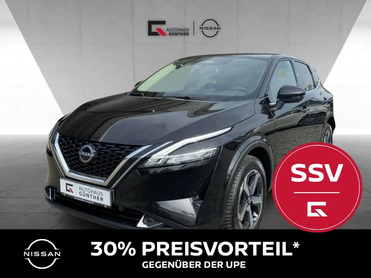 Nissan Qashqai N-CONNECTA 1.3 Automatik /Winter+Technik Zwart - 1