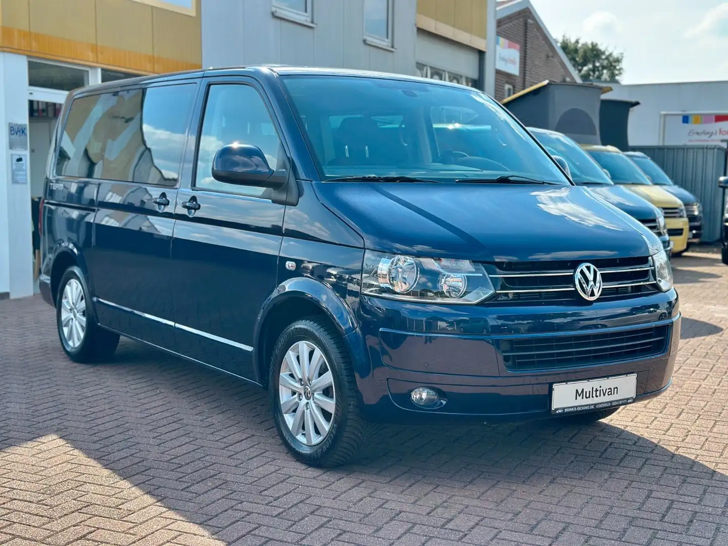 Volkswagen T5 Multivan TEAM/2xSch-T/ST-HZ/AHK/TOTWINKEL/1HD Blau - 1