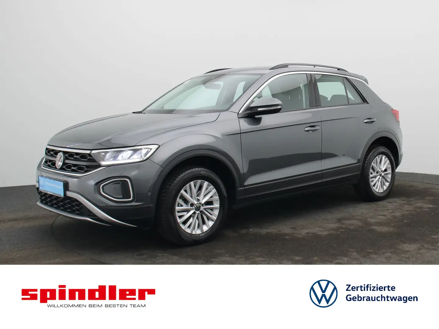 Volkswagen T-Roc Life 1.0 TSI / LED, Park Assist, Klima Gris - 1