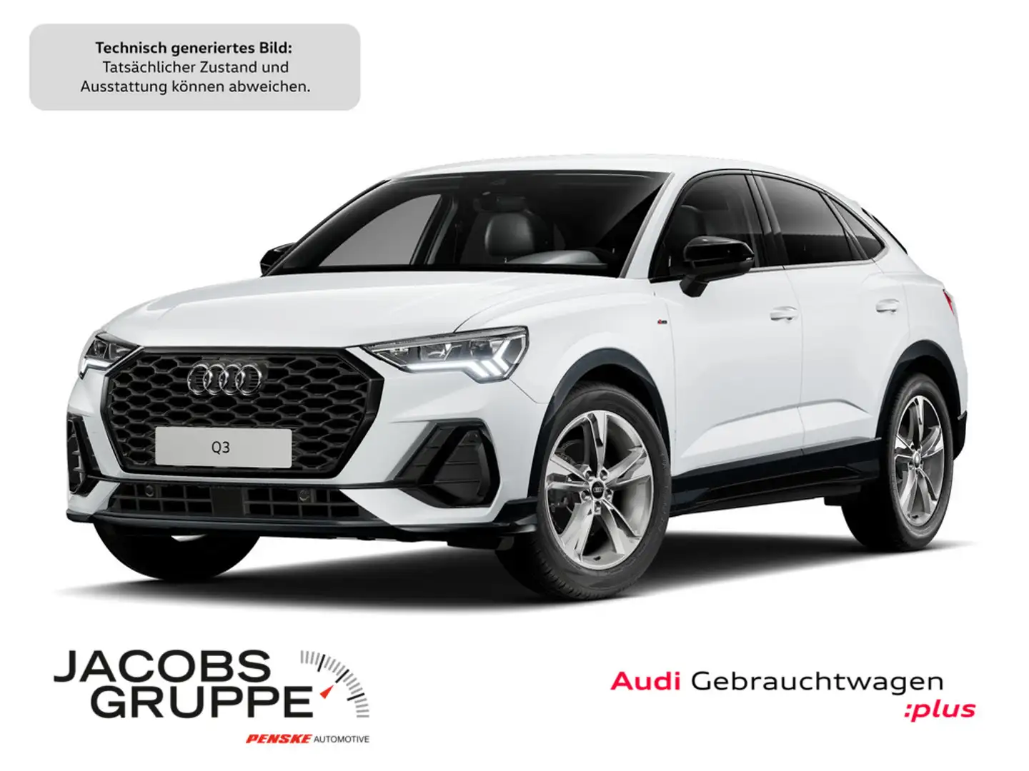 Audi Q3 Sportback 35 TFSI S line VC*LED*AHK * Weiß - 1