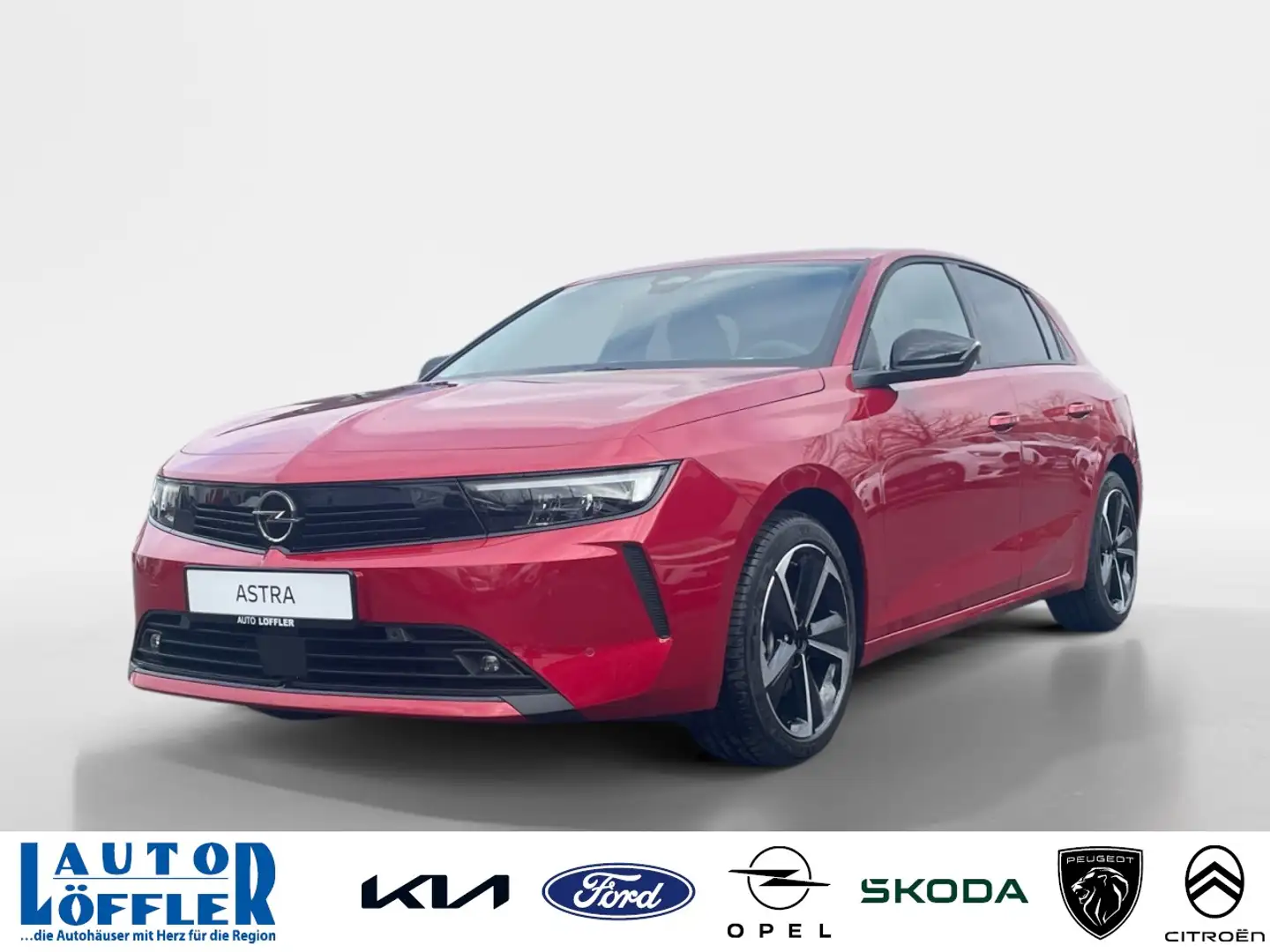 Opel Astra 1.5 Enjoy Navi Klima2Z PDC RFK SHZ LHZ DAB Klima Rot - 1