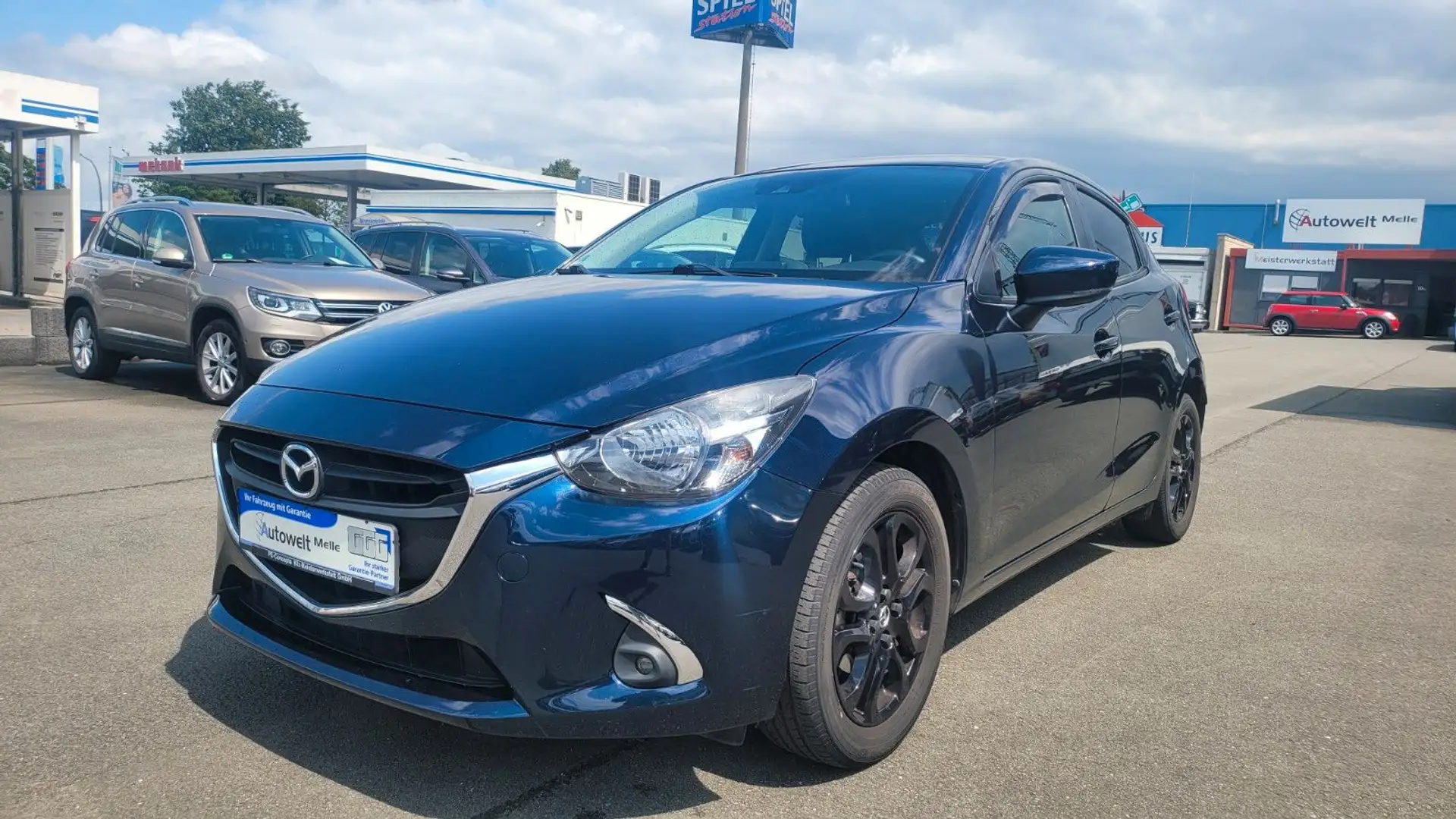 Mazda 2 Lim. Kizoku NAVI/AHK/SHZ/1.Hand/Scheckheft Blau - 1
