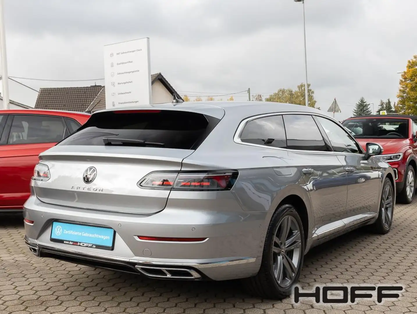 Volkswagen Arteon Shooting Brake 2.0 TDI DSG R-Line Navi Panorama AH Silber - 2