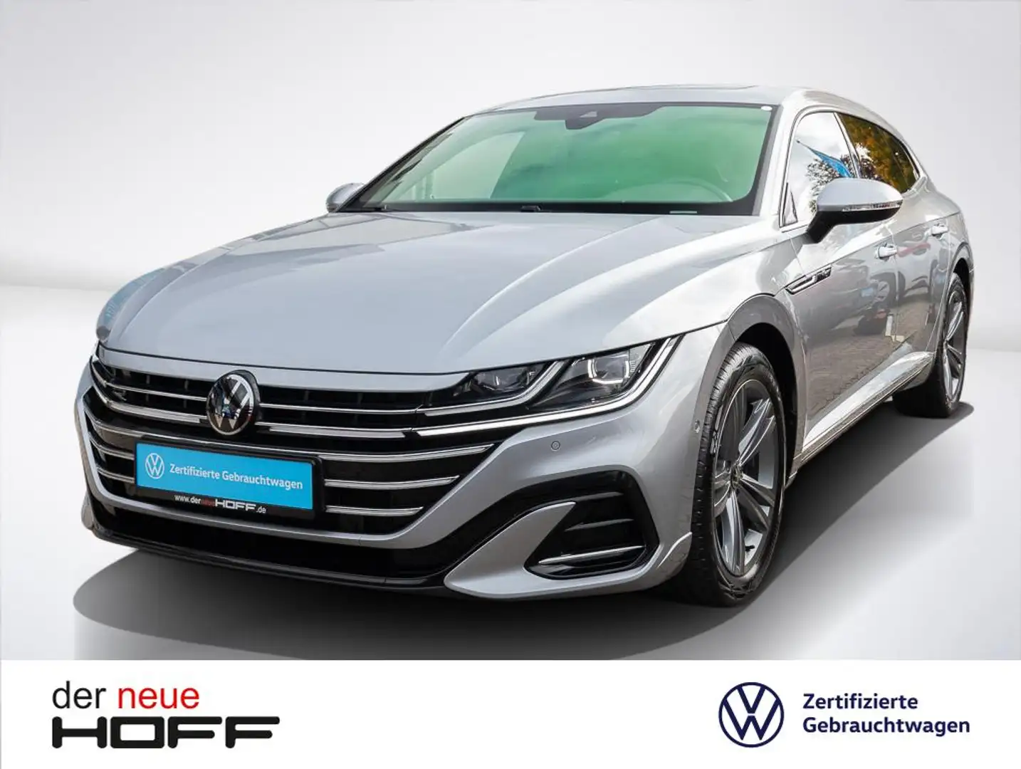 Volkswagen Arteon Shooting Brake 2.0 TDI DSG R-Line Navi Panorama AH Silber - 1