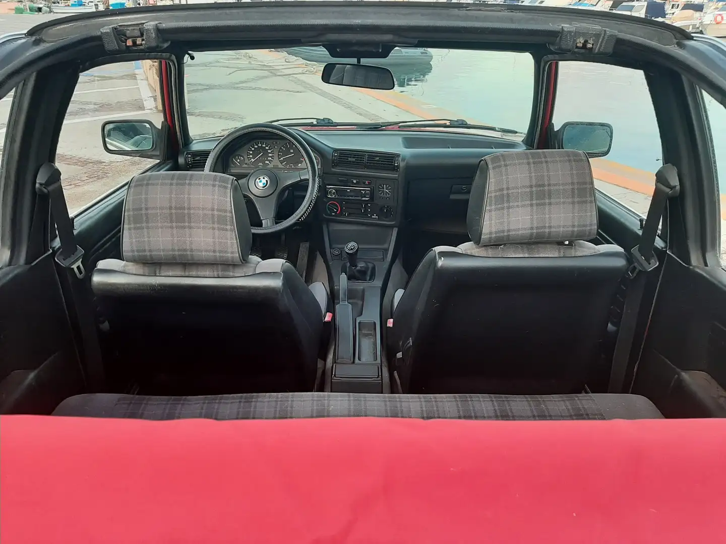 BMW 316 Cabrio baur del1990 colore rosso ottimo stato - 1
