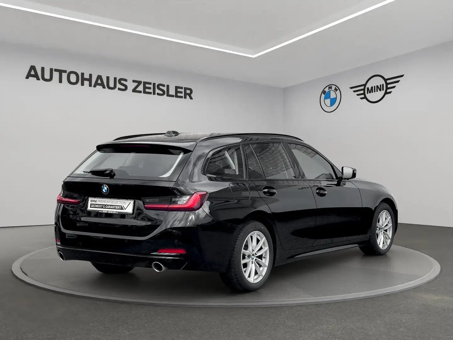 BMW 318 i Touring Automatik el.Sitze Sitzheizung DAB Schwarz - 2