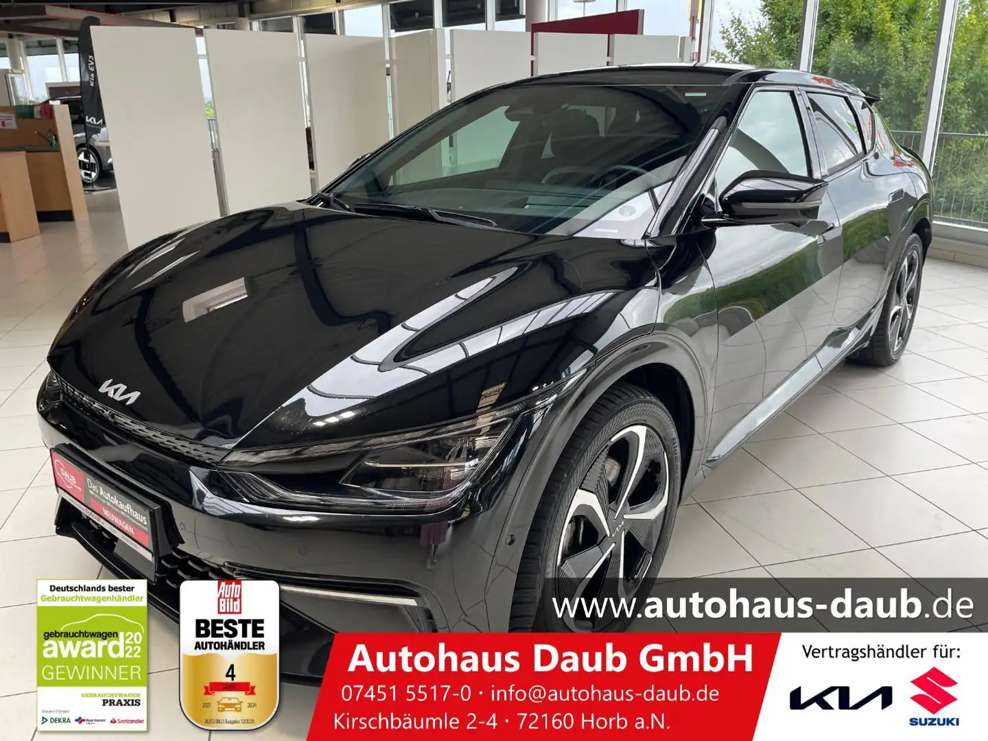 Kia EV6 GT-Line 4WD Schwarz - 1