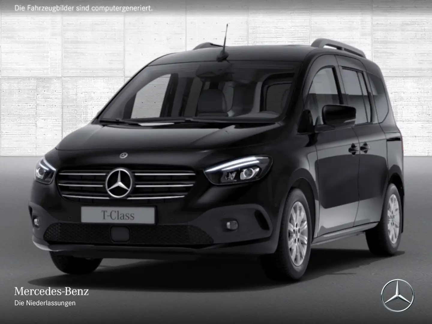 Mercedes-Benz T-Class T 180 d EDITION+PROGRESSIVE+Klimaautom+Navi+PTS Schwarz - 2