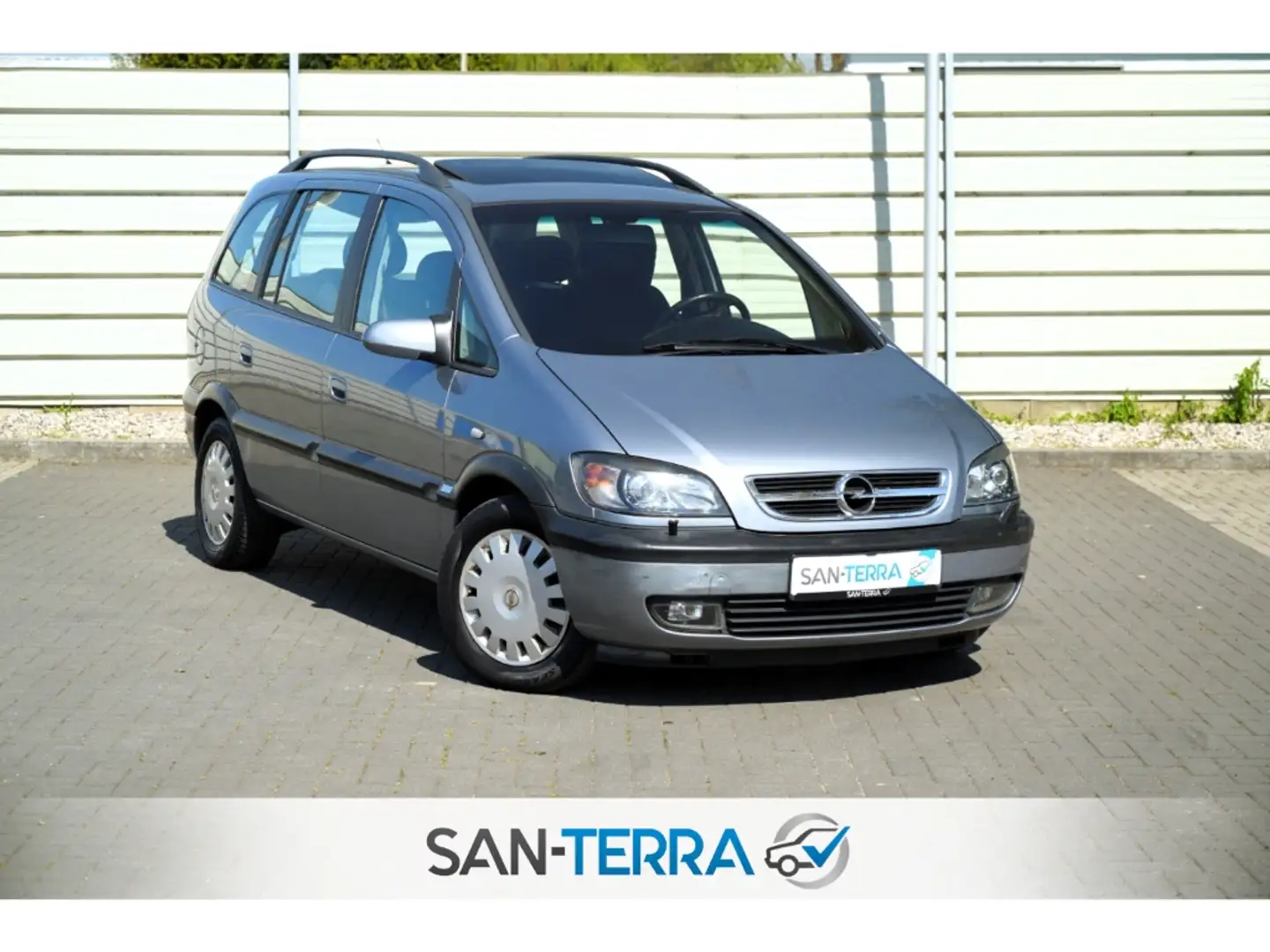 Opel Zafira A ELEGANCE LEDER*KLIMA*PDC*SHZ*TEMPOMAT*SCHIEBEDAC Silber - 2