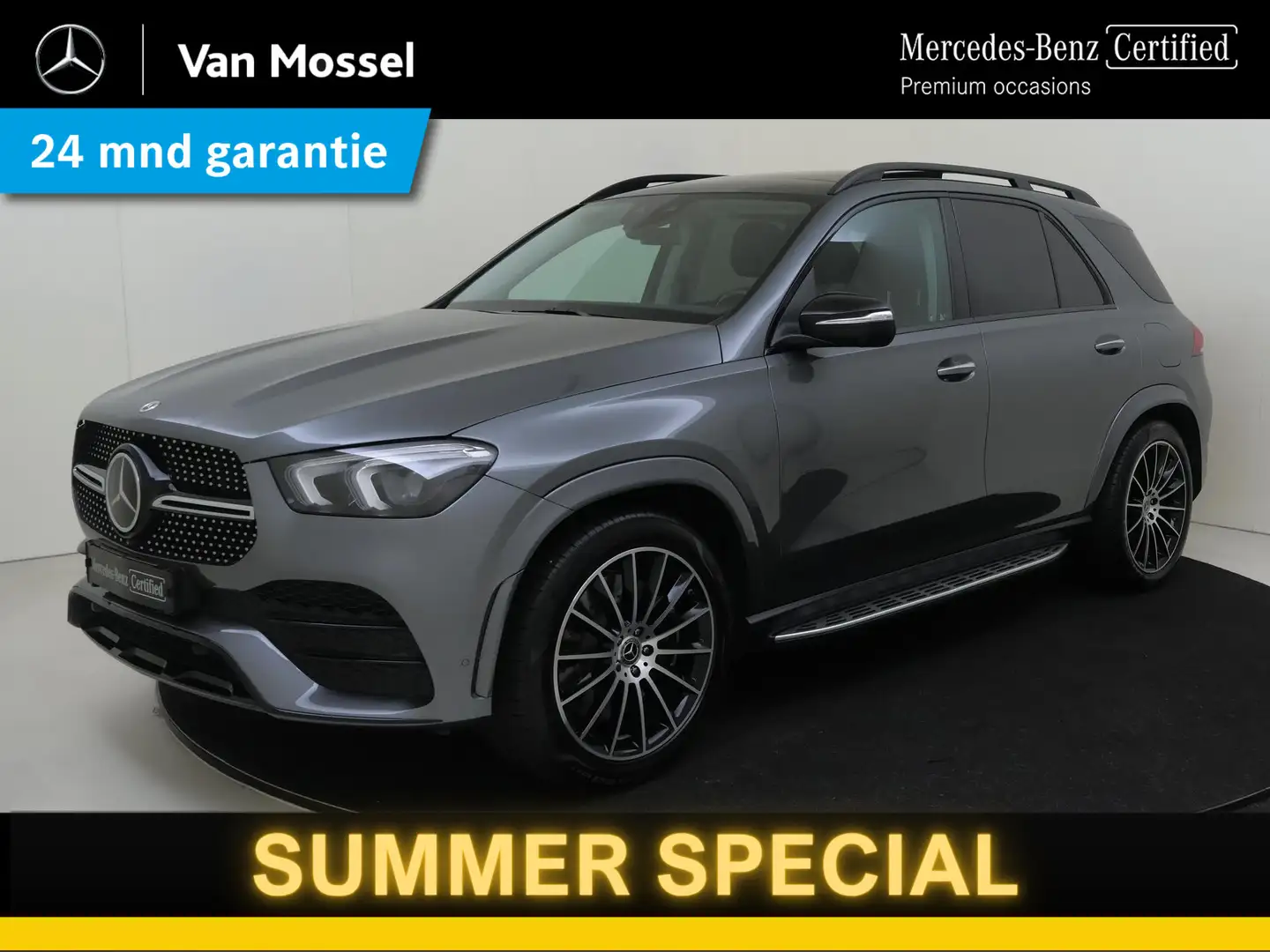 Mercedes-Benz GLE 350 de 4MATIC AMG Line /Panoramadak /Night pakket /Bur Grijs - 1