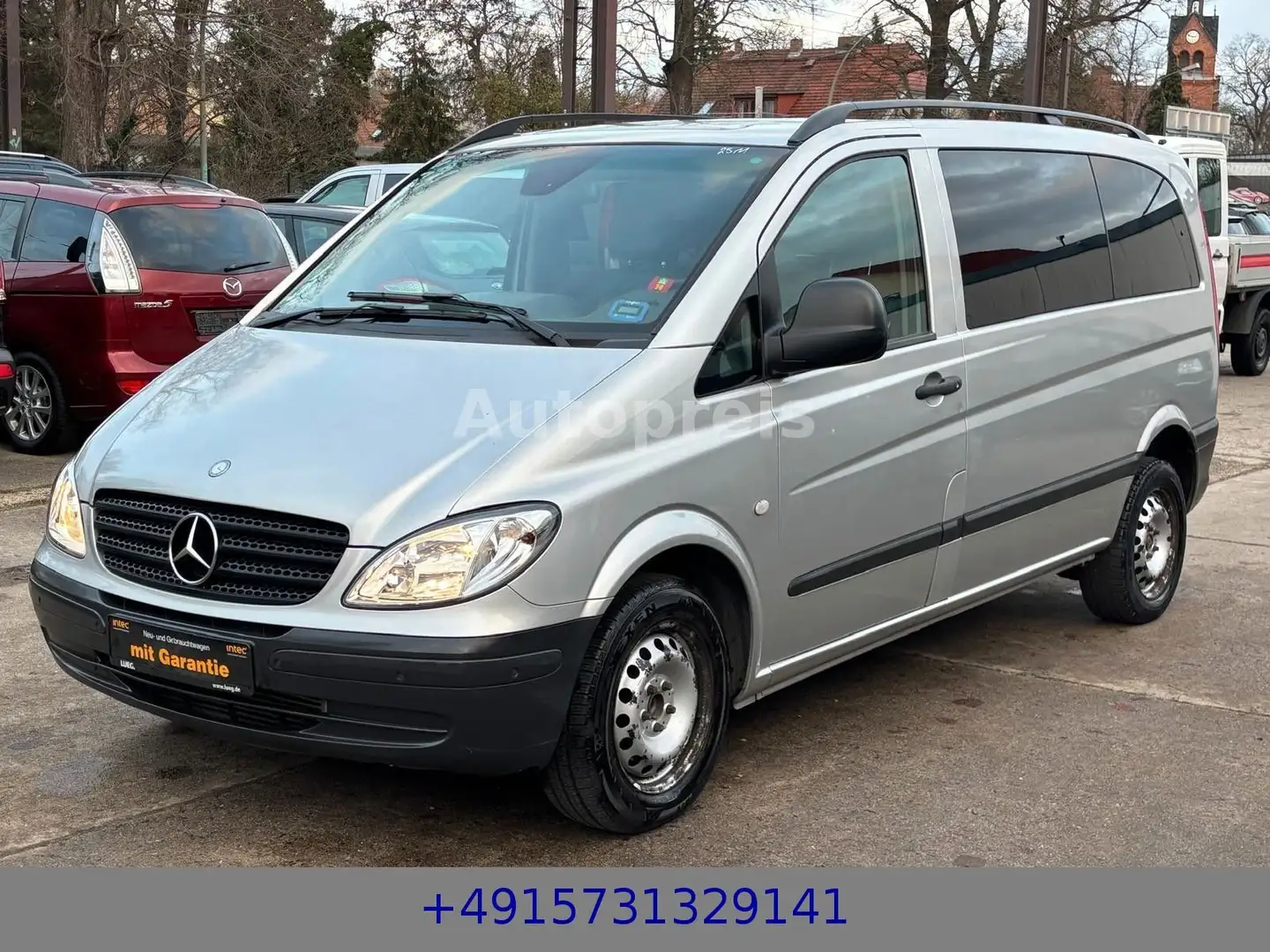 Mercedes-Benz Vito 115 CDI Klima Leder Navi PDC AHK  STHZ Argent - 1