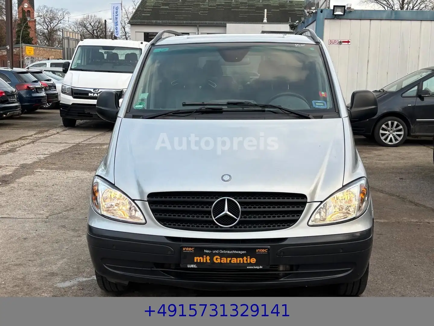 Mercedes-Benz Vito 115 CDI Klima Leder Navi PDC AHK  STHZ Argent - 2