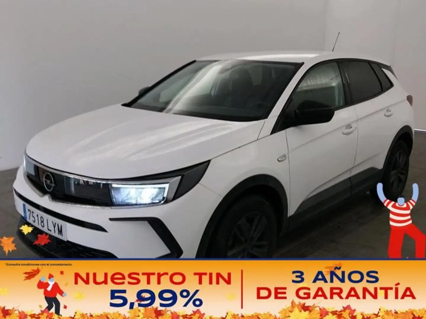 Opel Grandland 1.5CDTi S&S Business Edition Aut. 130 Weiß - 1