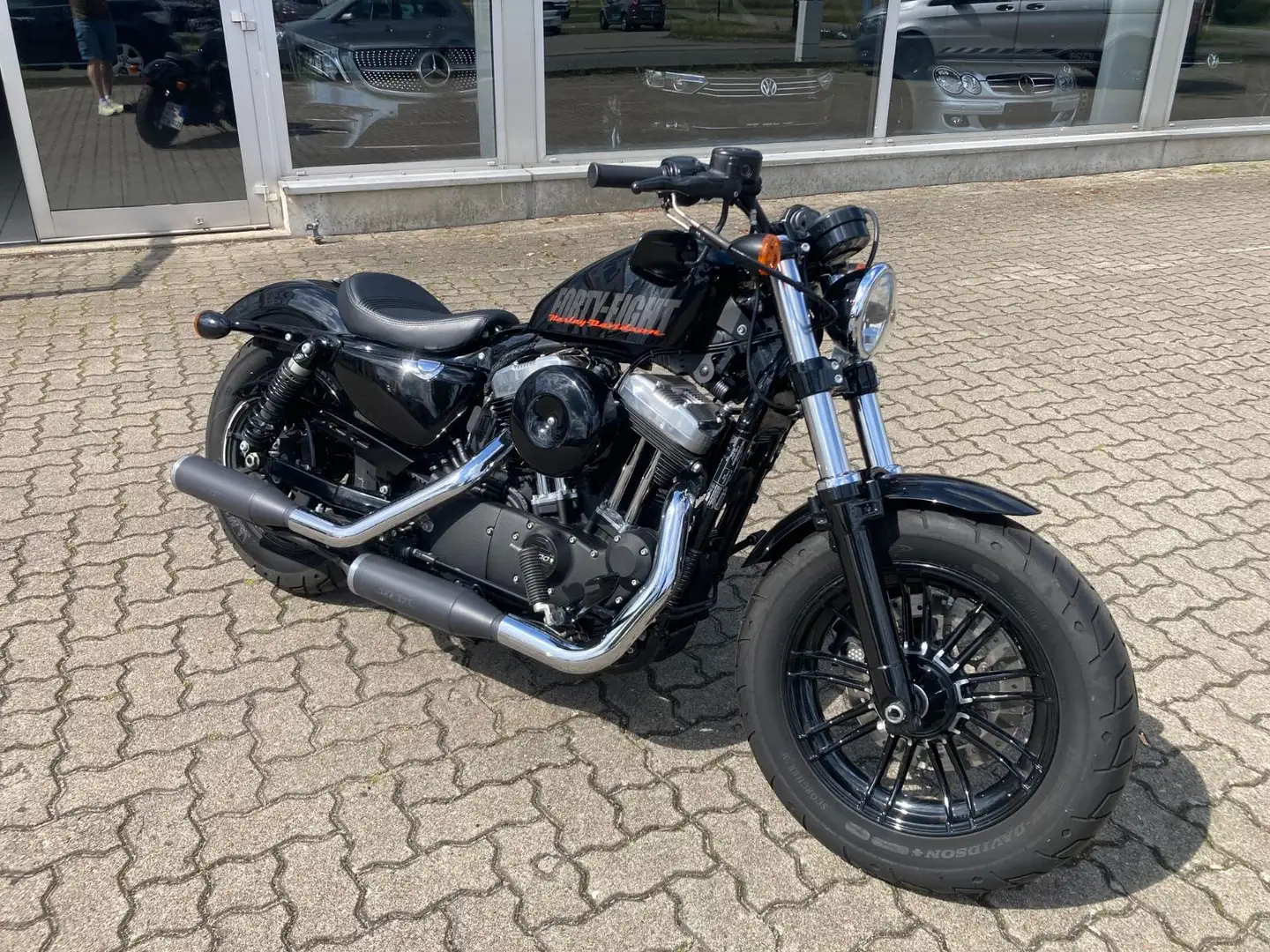 Harley-Davidson Sportster 1200 Forty Eight 48/Kess Tech/1.Hand Negro - 1