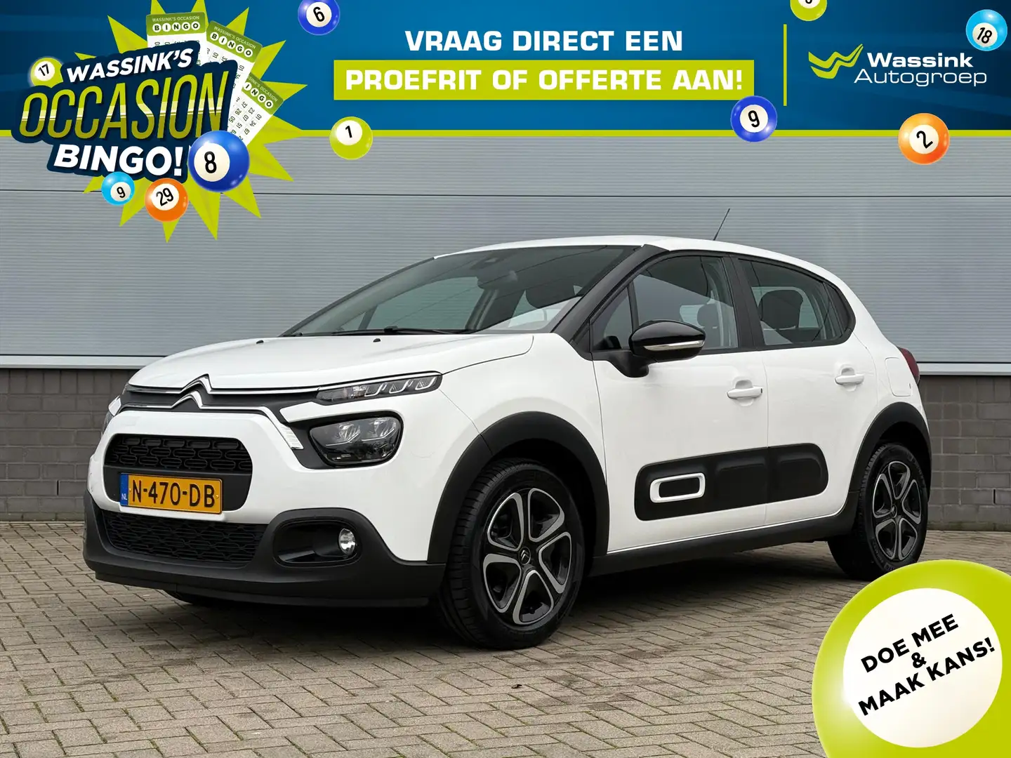 Citroen C3 1.2 82pk Feel | Apple Carplay/Android Auto | Clima Blanco - 1