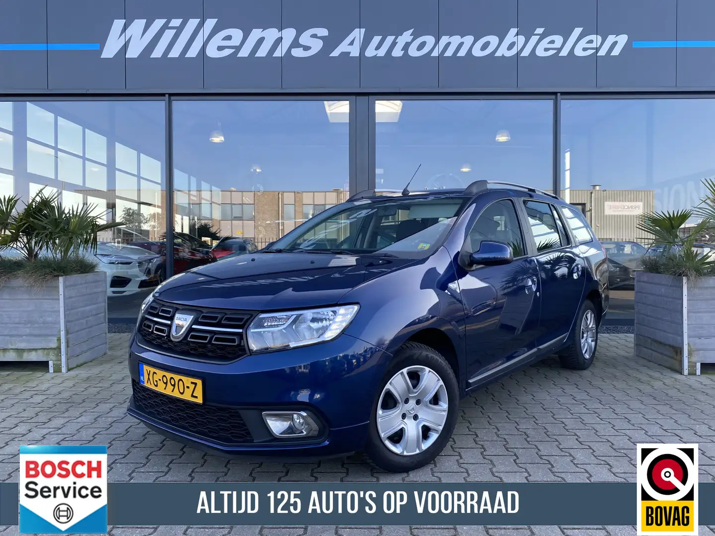 Dacia Logan MCV 0.9 TCe Laureate Airco, Navigatie & Cruise Con Blauw - 1