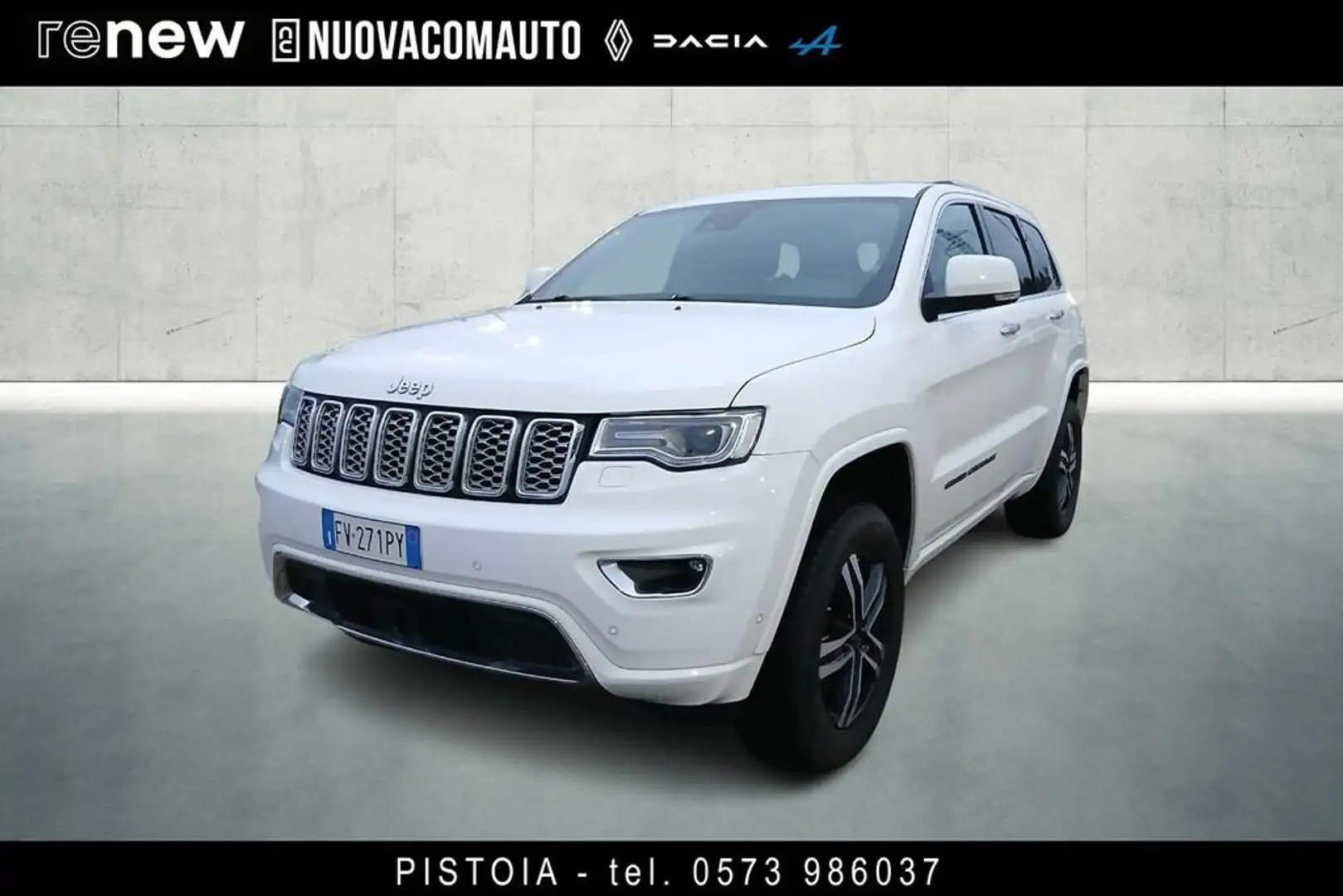Jeep Grand Cherokee 3.0 V6 Overland 250cv auto my18 E6d Bianco - 1