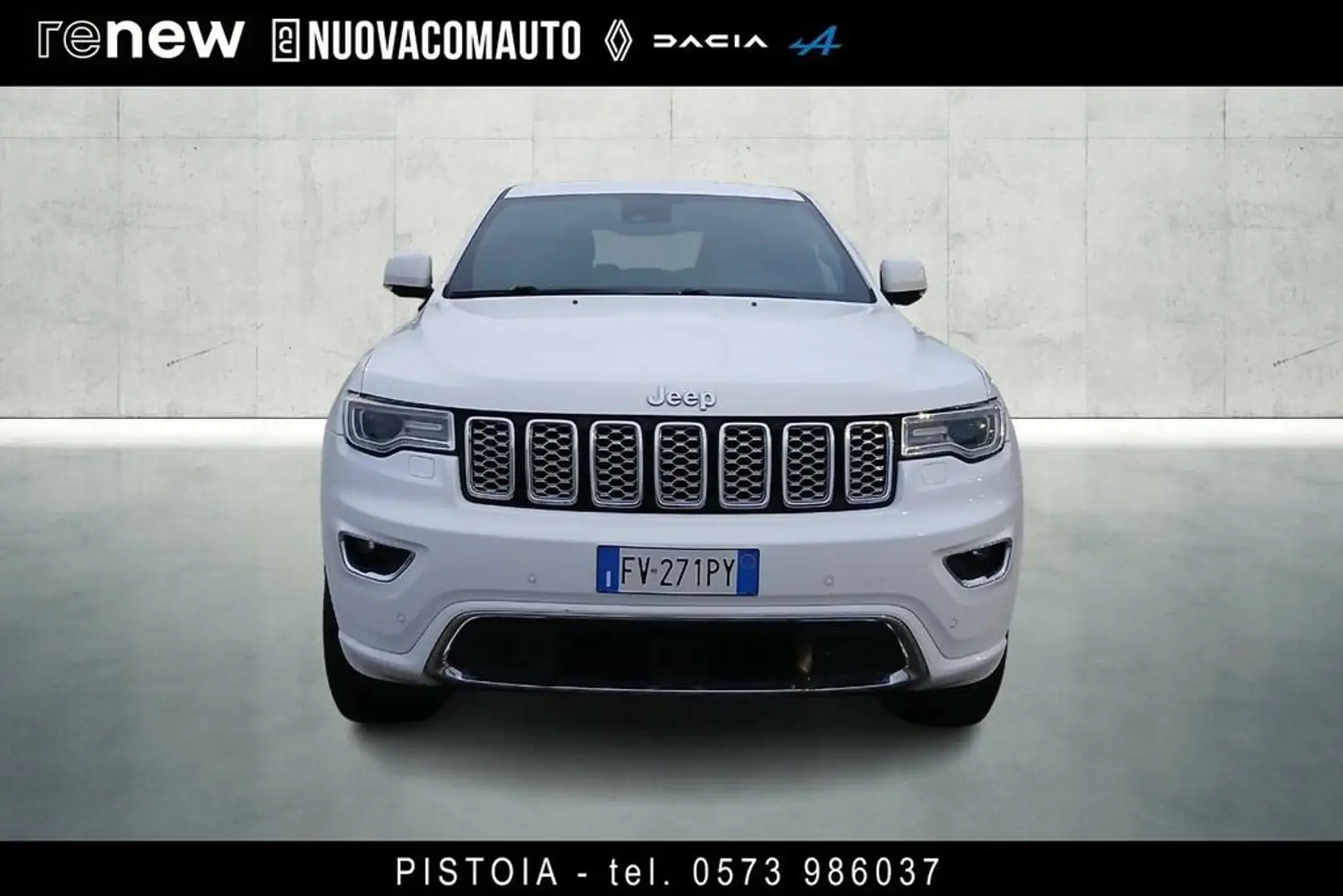 Jeep Grand Cherokee 3.0 V6 Overland 250cv auto my18 E6d Bianco - 2