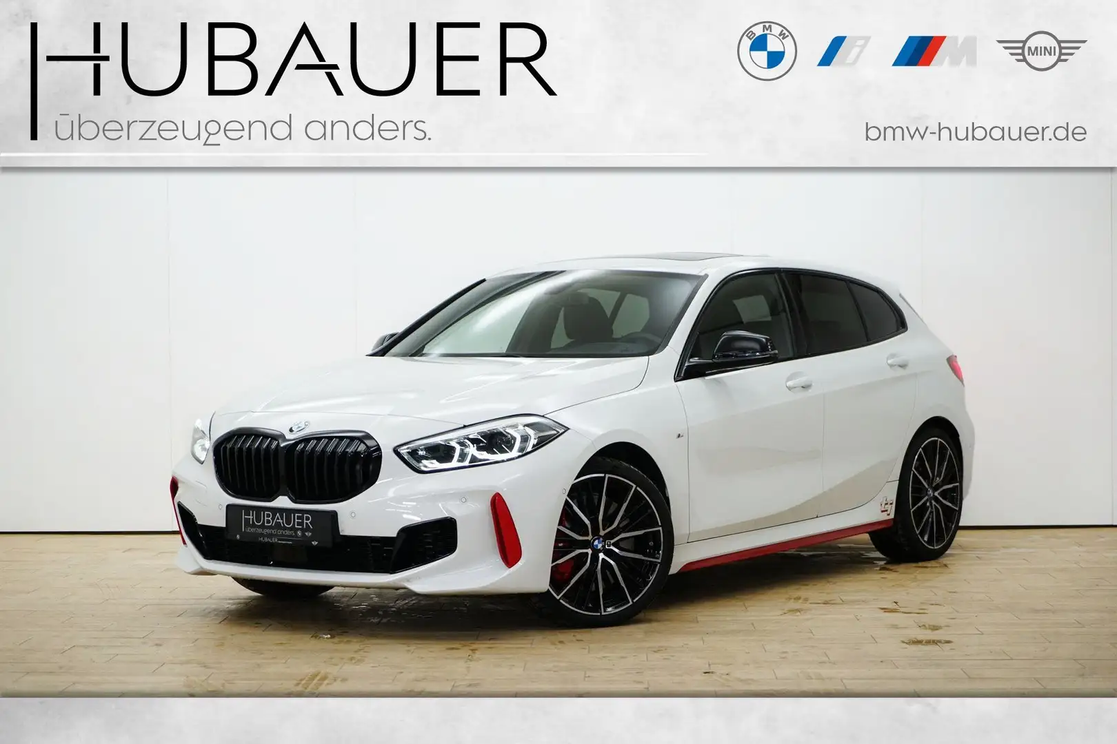 BMW 128 ti 5-Türer [M Sport, HUD, ACC, Pano] Weiß - 1