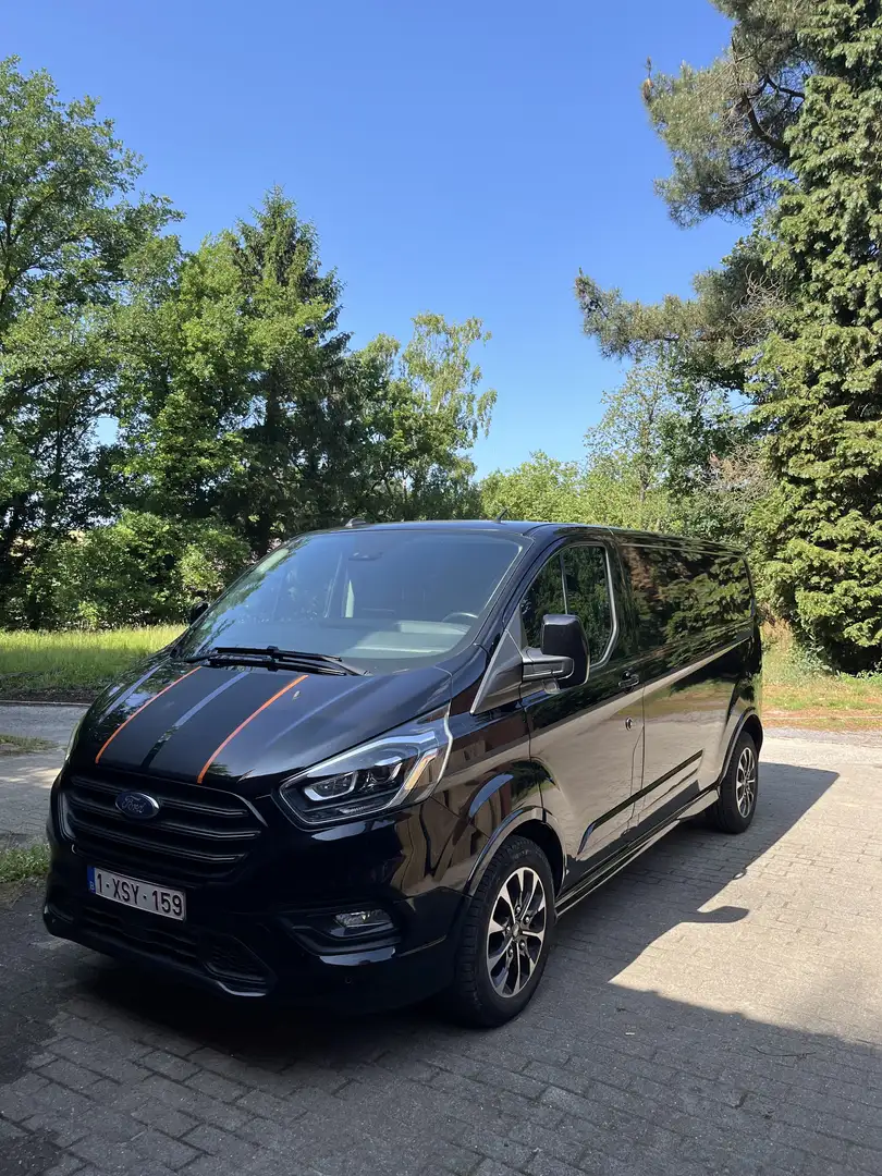 Ford Transit Custom 2.0 TDCi L2H1 Sport S/S (EU6.2) Zwart - 1