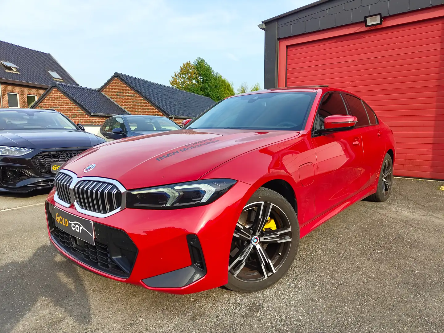 BMW 330 330e BERLINE PACK M *ADVANCED FULL LED*T.O*CAMERA* Rouge - 1