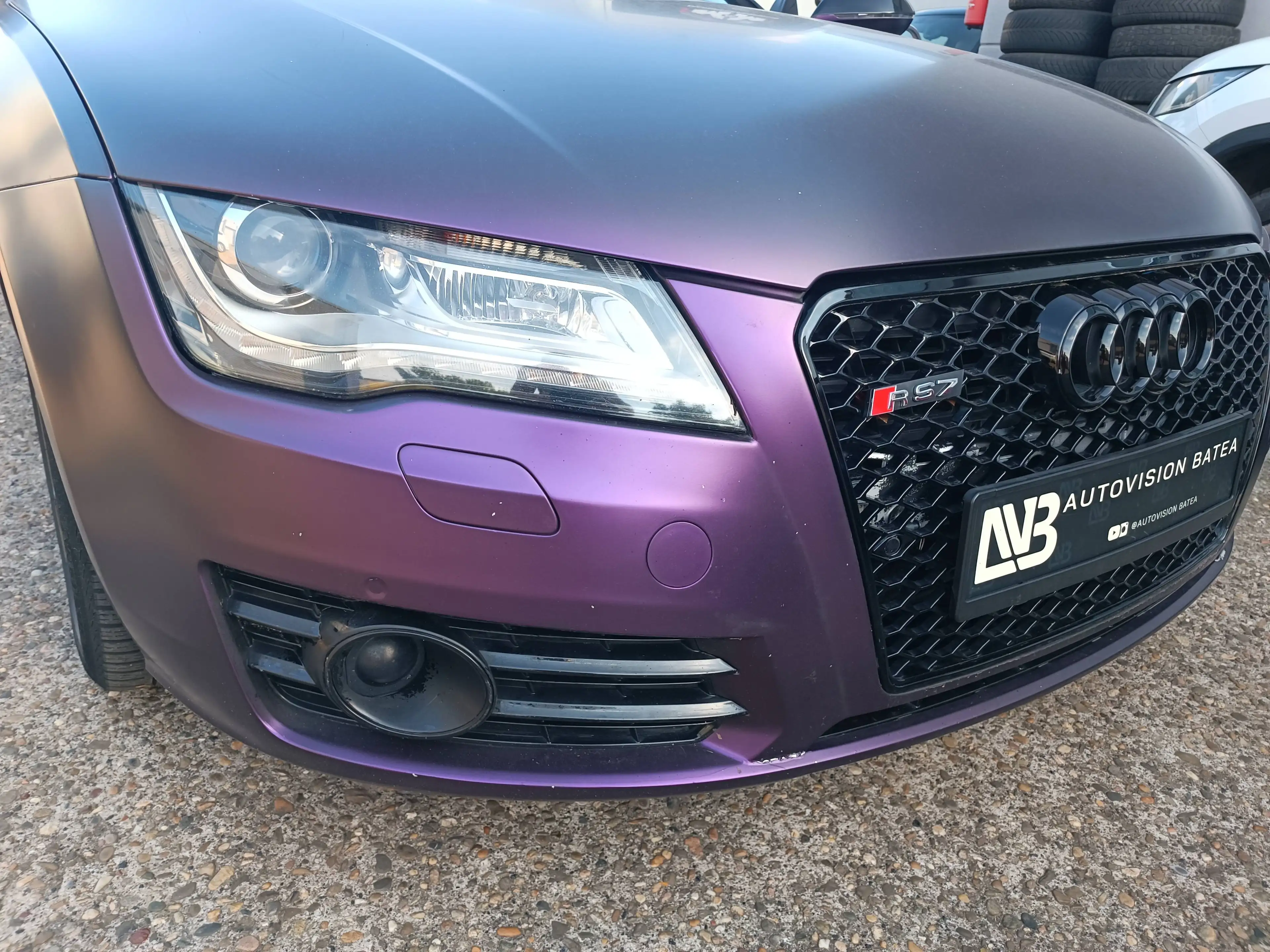 Audi A7 A7 Sportback Diesel 3.0 TDI quattro S-Line RS7 OPTIK,Folie Violet Matt,LEDER,BI-XENON,NAVI — photo 7