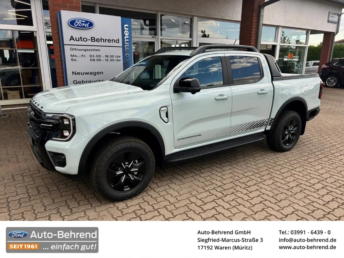 Ford Ranger Plug-in-Hybrid Stormtrak elektr. Laderaumrollo Gris - 1