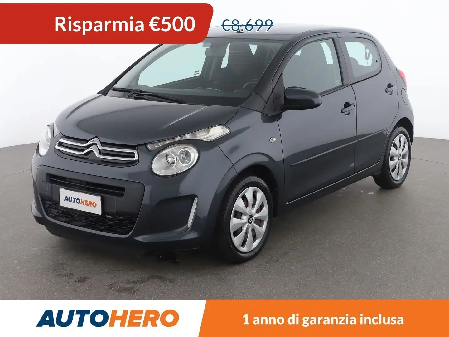 Citroen C1 1.0 VTi Feel 68 CV Grigio - 1