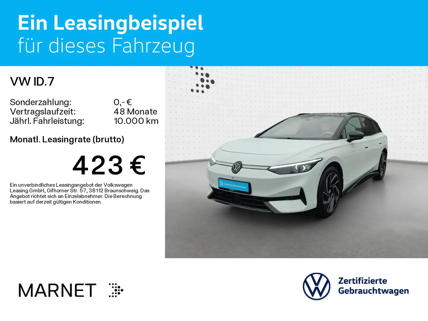 Volkswagen ID.7 Tourer Pro*82 kWh*AHK*Wärmepumpe*HeadUp*IQ. Wit - 2