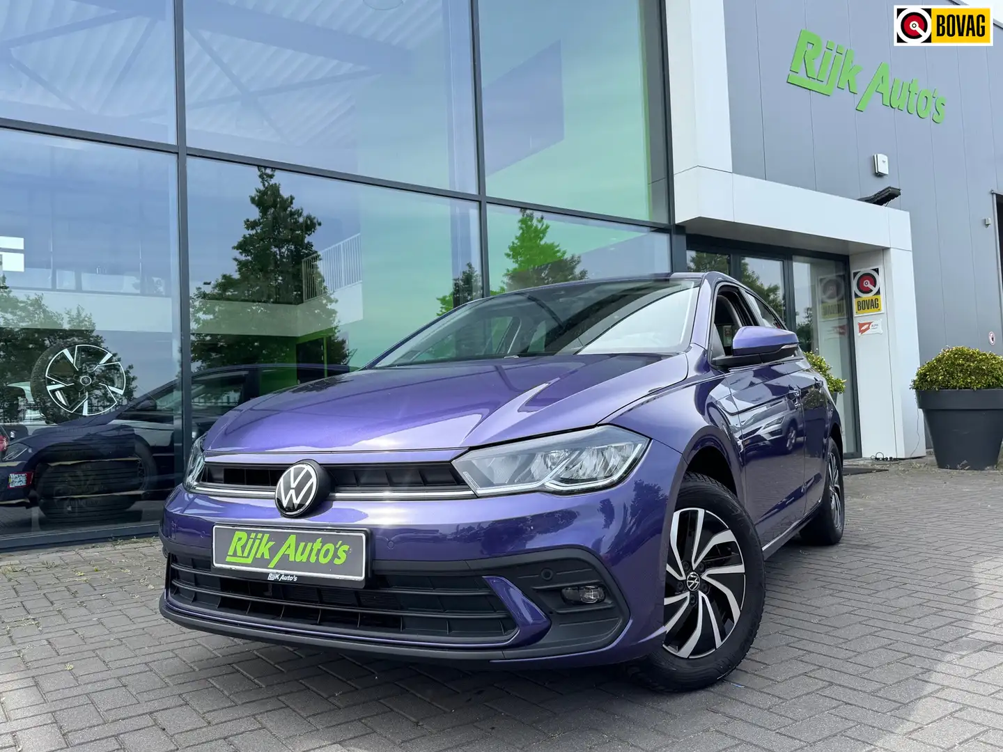 Volkswagen Polo 1.0 * Carplay * Stoelverwarming * DAB * 1E Eigenaa Paars - 1