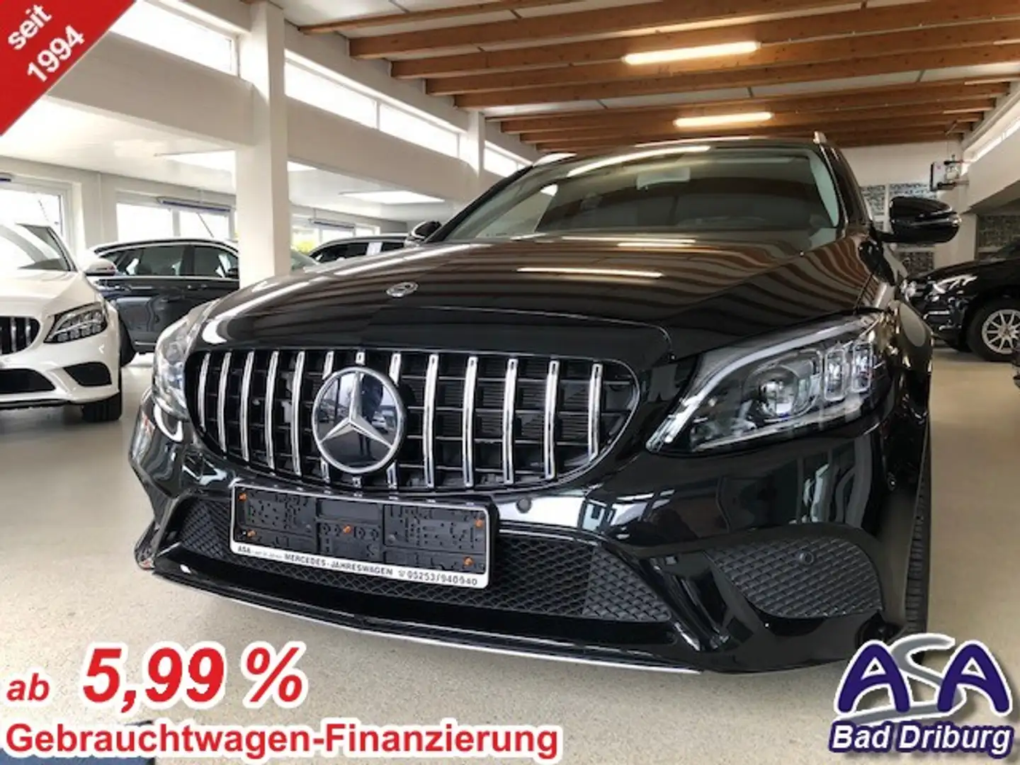 Mercedes-Benz C 180 Noir - 1
