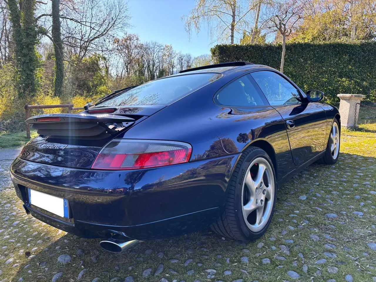Porsche 996 CARRERA COUPE' 3.4 4 300CV NAVY TETTO T. ORO!!, foto 5