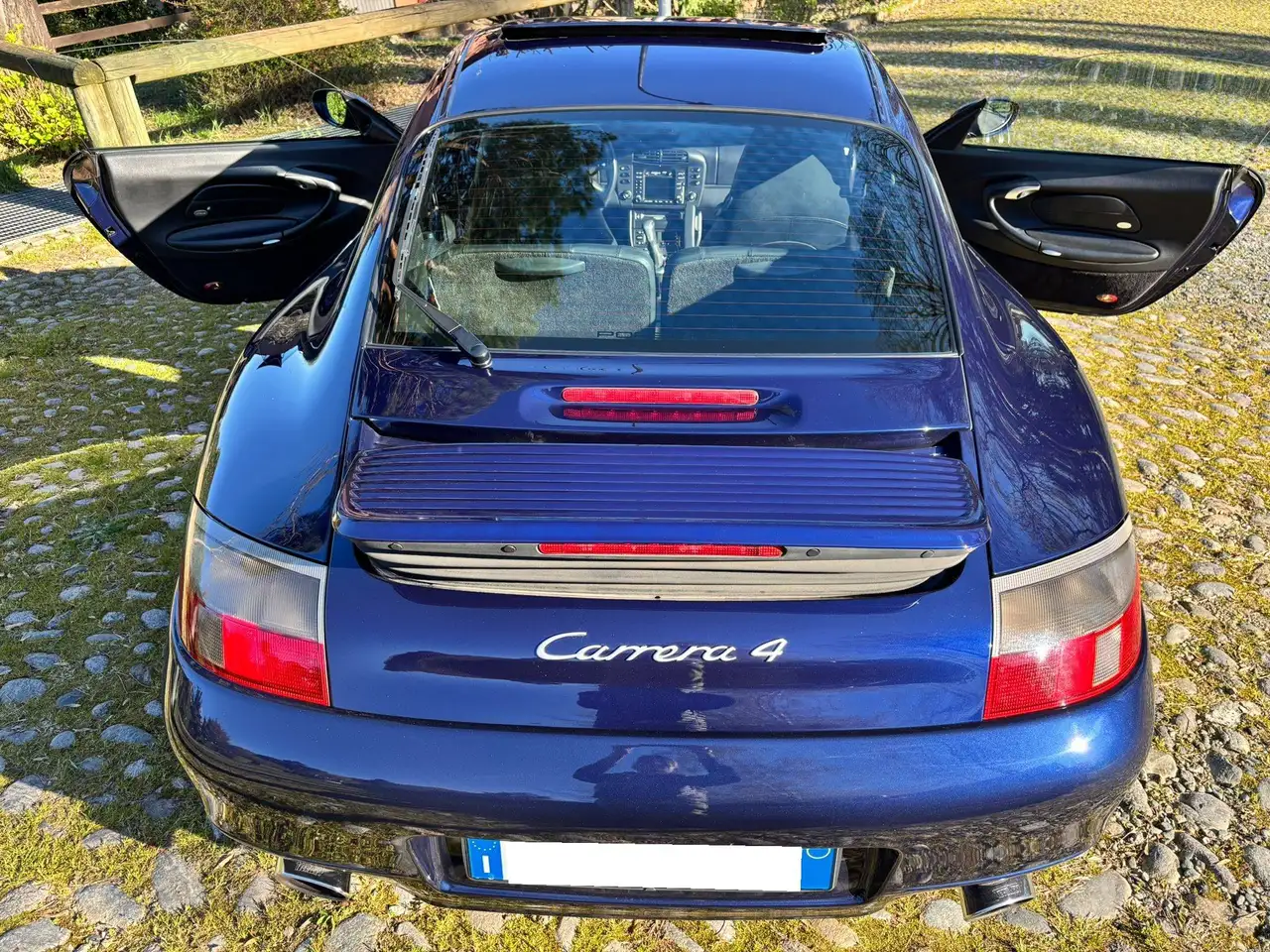 Porsche 996 CARRERA COUPE' 3.4 4 300CV NAVY TETTO T. ORO!!, foto 3