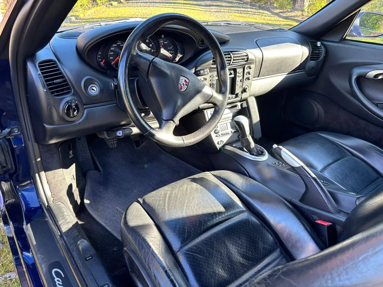 Porsche 996 CARRERA COUPE' 3.4 4 300CV NAVY TETTO T. ORO!!, foto 6