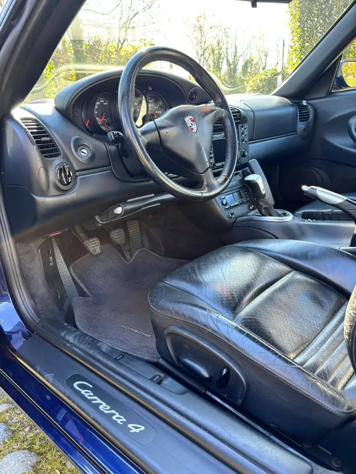 Porsche 996 CARRERA COUPE' 3.4 4 300CV NAVY TETTO T. ORO!!, foto 12